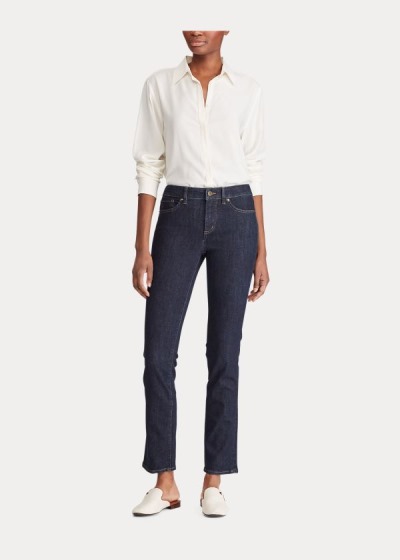 Women's Ralph Lauren Premier Straight Curvy Jeans | 975201VGO